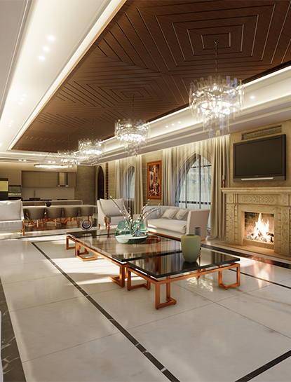 Harouf Majles and bedroom